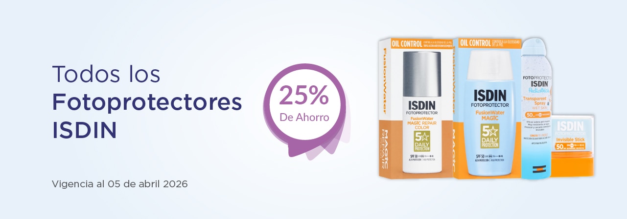 fotoprotectores ISDIN 25% de ahorro